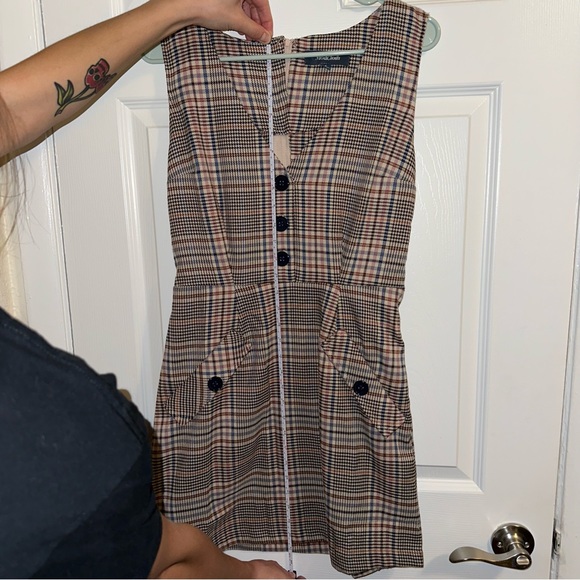 ModCloth sz 6 plaid dress - Picture 9 of 9